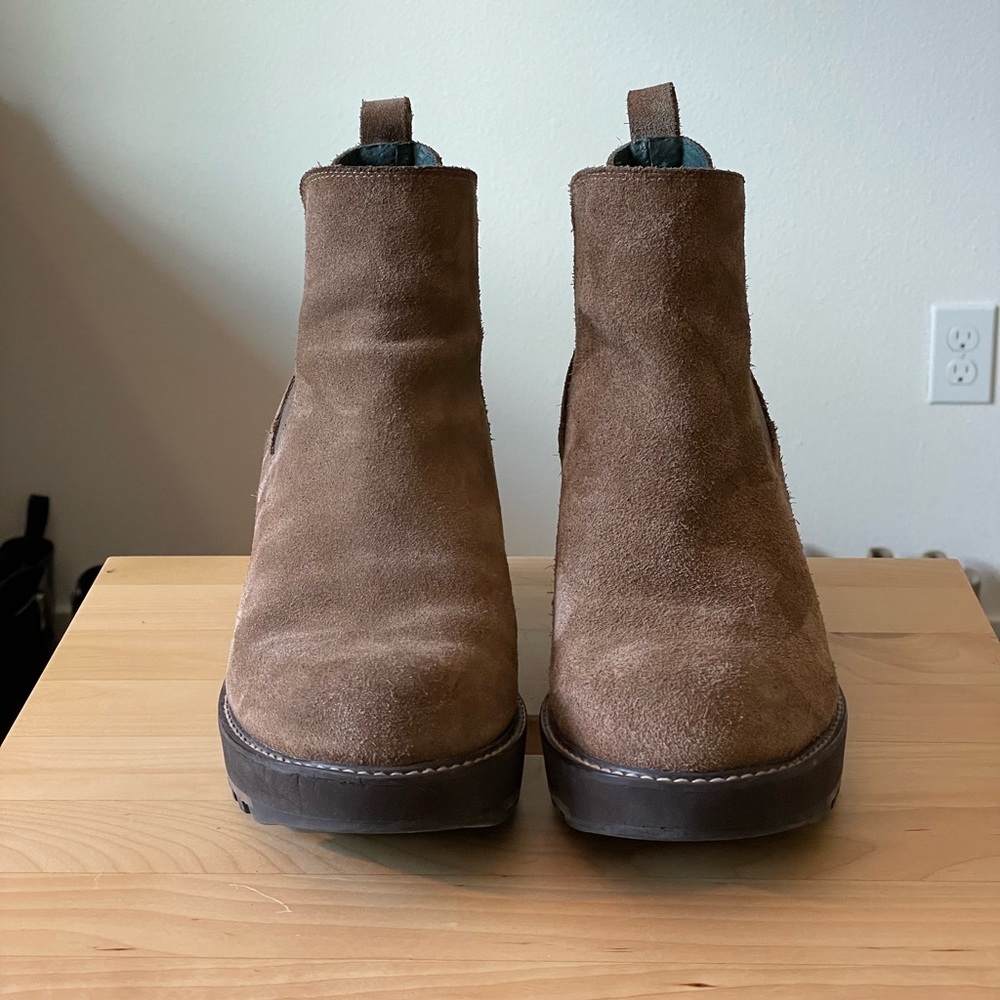 Jorge Juan wedge platform booties